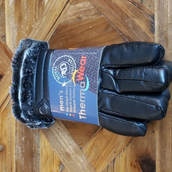MEN'S Therma Wear Gloves Royal Deluxe - Picture 1 of 2